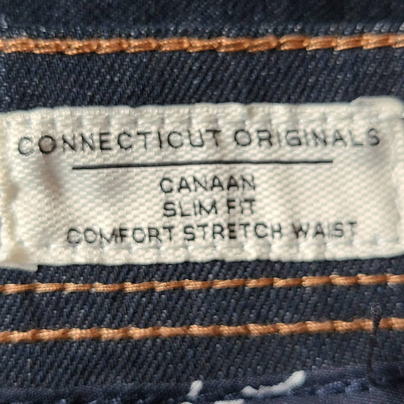 TAILOR VINTAGE Connecticut Originals Canaan Slim Fit Stretch Jeans Men's 38 x 30 - Picture 12 of 16